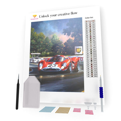 Racing Car DIY Diamond Painting