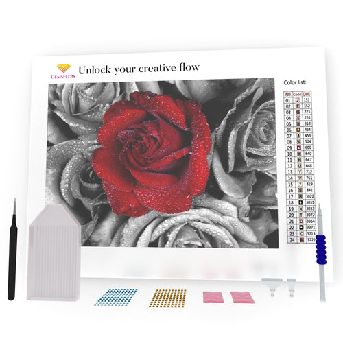 Red Rose DIY Diamond Painting