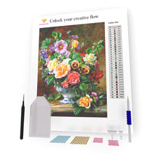 Load image into Gallery viewer, Roses, Pansies And Other Flowers DIY Diamond Painting