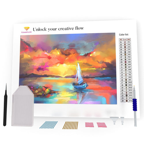 Sail On Sea DIY Diamond Painting