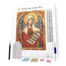 Load image into Gallery viewer, Saint Mary With Christ DIY Diamond Painting