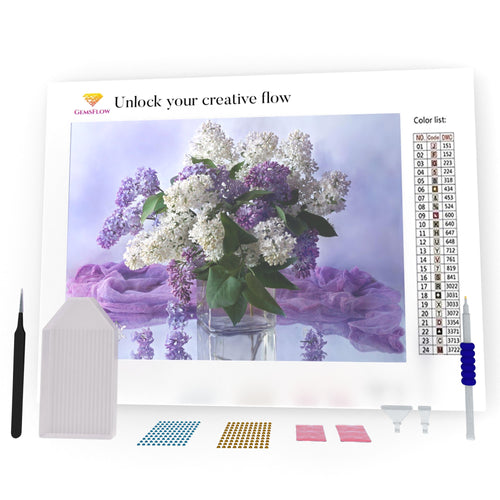 Siren Flower DIY Diamond Painting