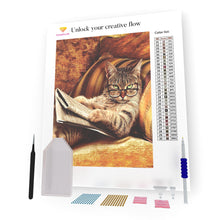 Load image into Gallery viewer, Smart Cat DIY Diamond Painting