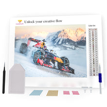 Load image into Gallery viewer, Sport Car In Snow DIY Diamond Painting