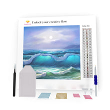Load image into Gallery viewer, Sunset Over Sea DIY Diamond Painting