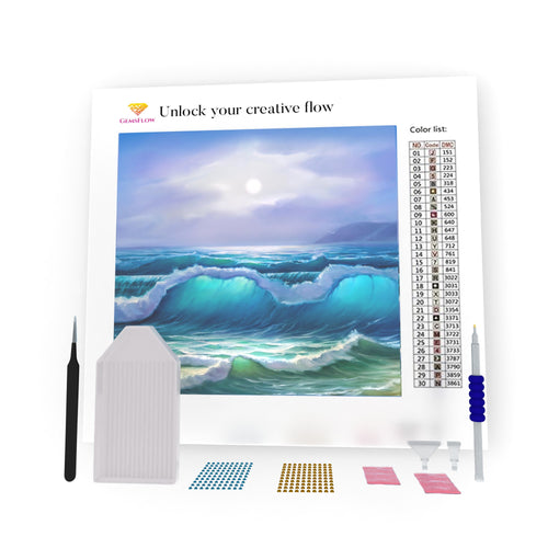 Sunset Over Sea DIY Diamond Painting
