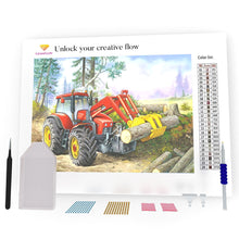Load image into Gallery viewer, Truck In The Forest DIY Diamond Painting