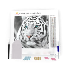 Load image into Gallery viewer, White Tiger DIY Diamond Painting