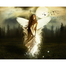 Load image into Gallery viewer, Angel In The Forest DIY Diamond Painting