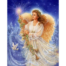 Load image into Gallery viewer, Angel With A Candle DIY Diamond Painting