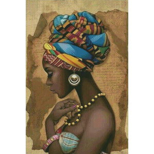Beautiful African Girl DIY Diamond Painting