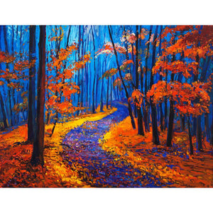 Beautiful Autumn Forest DIY Diamond Painting