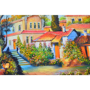 Beautiful Houses In A Cozy Quarter DIY Diamond Painting