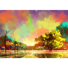 Load image into Gallery viewer, Beautiful Lake And Colorful Sky DIY Diamond Painting