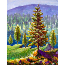 Load image into Gallery viewer, Big Pine In Sunny Forest And Mountains DIY Diamond Painting