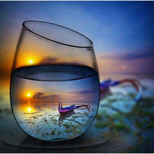 Load image into Gallery viewer, Boat In The Glass DIY Diamond Painting