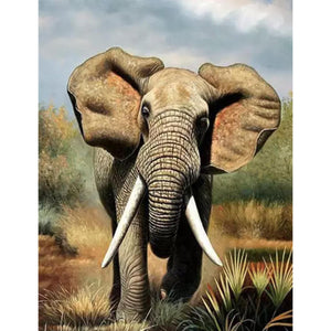 Elephant In Africa DIY Diamond Painting