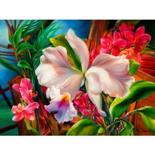 Load image into Gallery viewer, Exotic Flower Painting DIY Diamond Painting