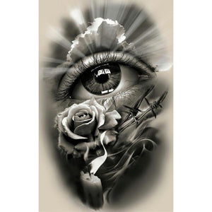 Eye And Roses DIY Diamond Painting