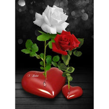 Load image into Gallery viewer, Flowers Grow From Hearts DIY Diamond Painting