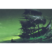 Load image into Gallery viewer, Ghost Pirate Ship In The Sea DIY Diamond Painting