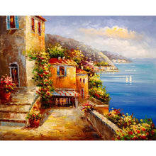 Load image into Gallery viewer, Harbor View, Greece DIY Diamond Painting