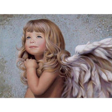 Load image into Gallery viewer, Little Angel Girl DIY Diamond Painting