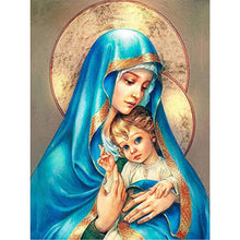 Load image into Gallery viewer, Mary And Young Jesus DIY Diamond Painting