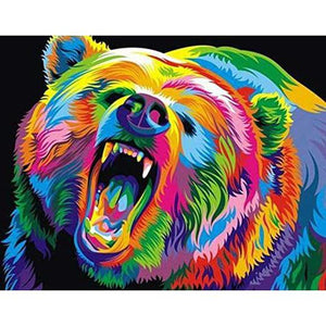 Multicolored Bear DIY Diamond Painting