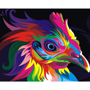 Multicolored Bird DIY Diamond Painting