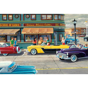 Old Cars In The Town DIY Diamond Painting