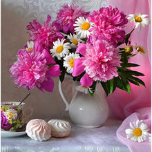 Load image into Gallery viewer, Peonies And Chamomiles DIY Diamond Painting