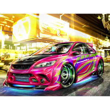 Load image into Gallery viewer, Pink Sport Car DIY Diamond Painting