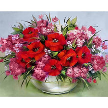 Load image into Gallery viewer, Poppies Bouquet DIY Diamond Painting