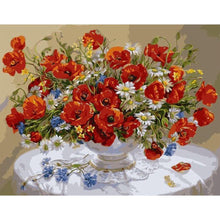 Load image into Gallery viewer, Poppies On The Table DIY Diamond Painting