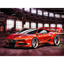 Load image into Gallery viewer, Red BMW DIY Diamond Painting