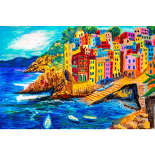 Load image into Gallery viewer, Riomaggiore, Italy DIY Diamond Painting