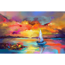 Load image into Gallery viewer, Sail On Sea DIY Diamond Painting