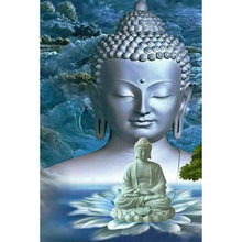 Load image into Gallery viewer, Silver Buddha DIY Diamond Painting