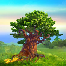 Load image into Gallery viewer, Solitary Oak Tree In A Meadow DIY Diamond Painting