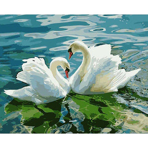 Swans Art DIY Diamond Painting