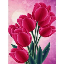 Load image into Gallery viewer, Tulip Flowers DIY Diamond Painting