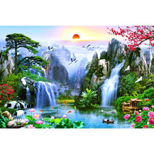 Load image into Gallery viewer, View Of High Mountain DIY Diamond Painting