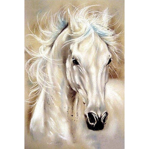 White Horse Art DIY Diamond Painting